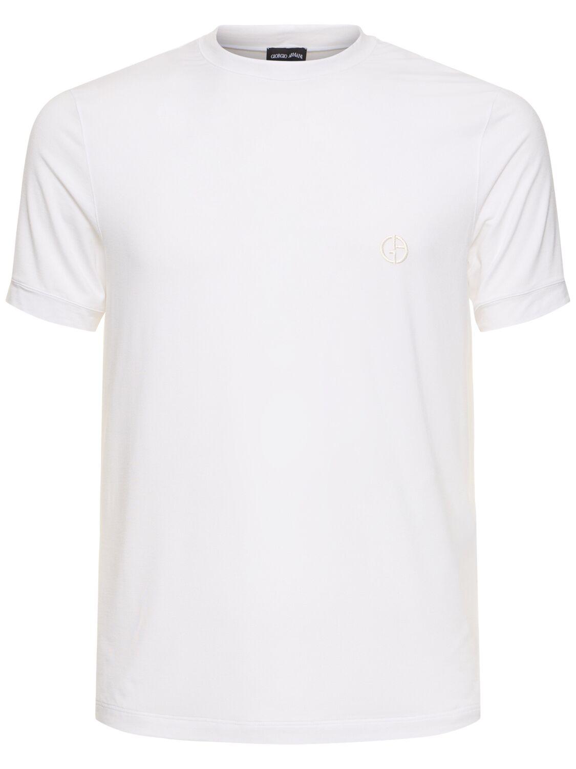 Mercerized Viscose Jersey T-shirt