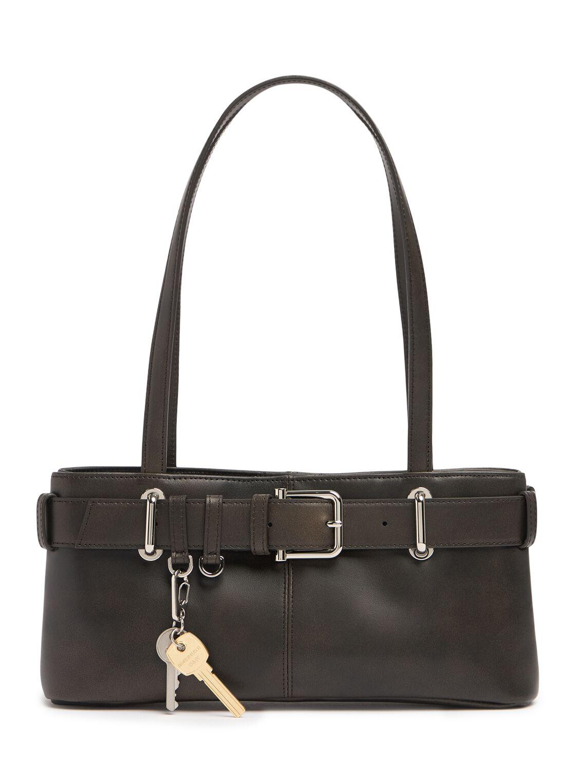 ショルダーバッグ・ポシェット Zip Brocle Mini Shoulder Bag - Osoi - Leather - Black Osoi Zip Brocle Mini Shoulder Bag - Leather - Black | ShopSimon