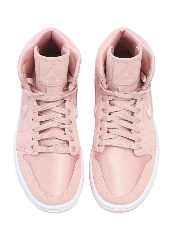 Nike Suede Air Jordan 1 Retro High Top Sneakers in Pink - Lyst