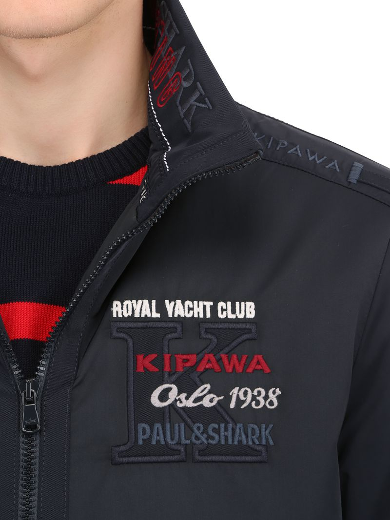 Paul & Shark "kipawa" Nylon Bomber Jacket in Black for Men | Lyst