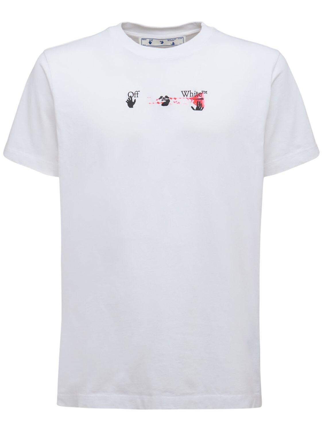 Off-White c/o Virgil Abloh Acrylic Arrow Slim Cotton Jersey