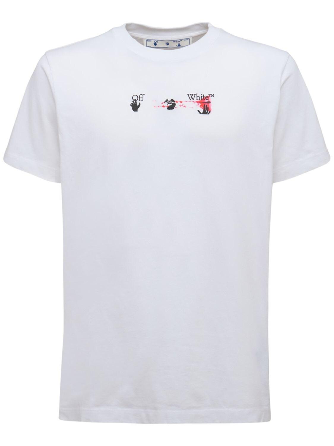 T-shirt Virgil Abloh White size S International in Cotton - 31813830