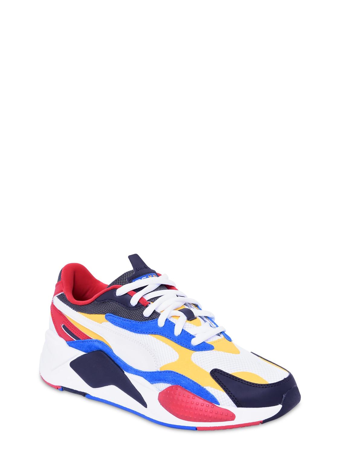 Puma Select Rs-x3 Puzzle Sneakers in Blue | Lyst
