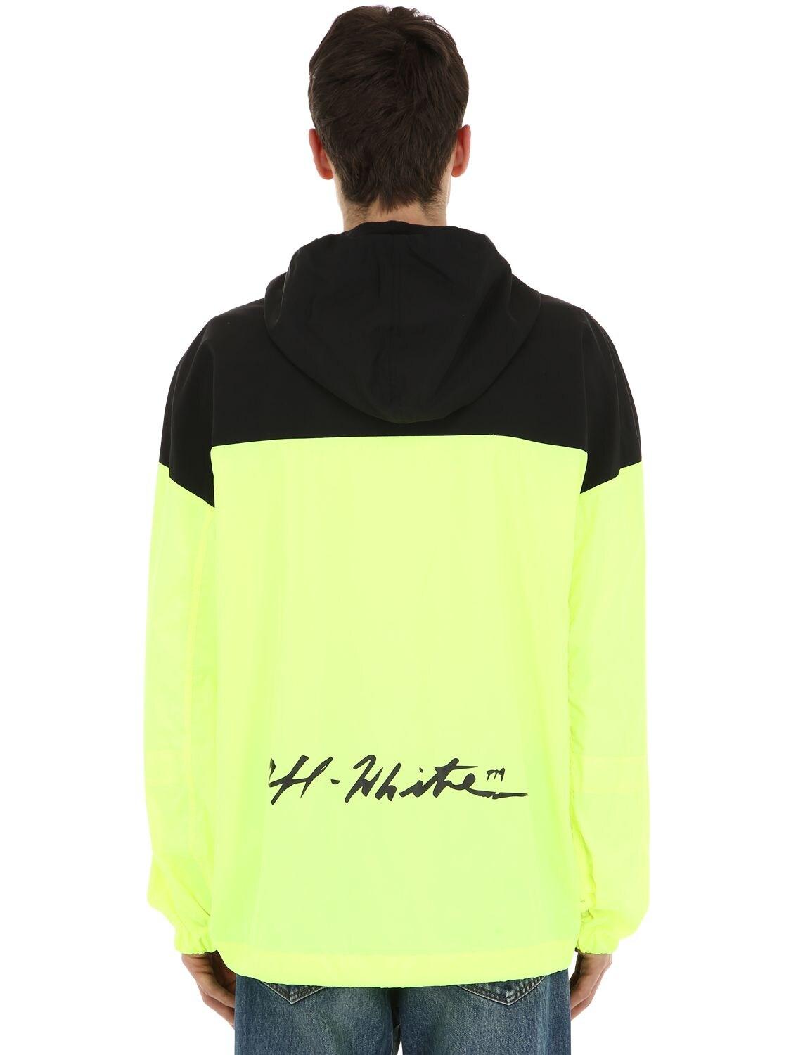 off white neon jacket