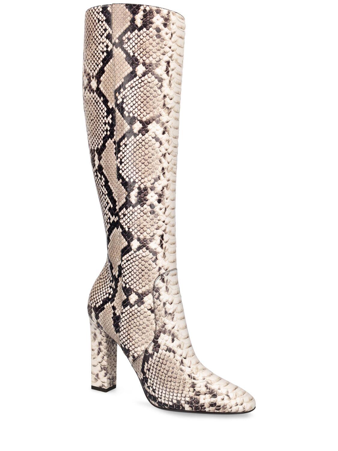 Michael kors snakeskin booties clearance