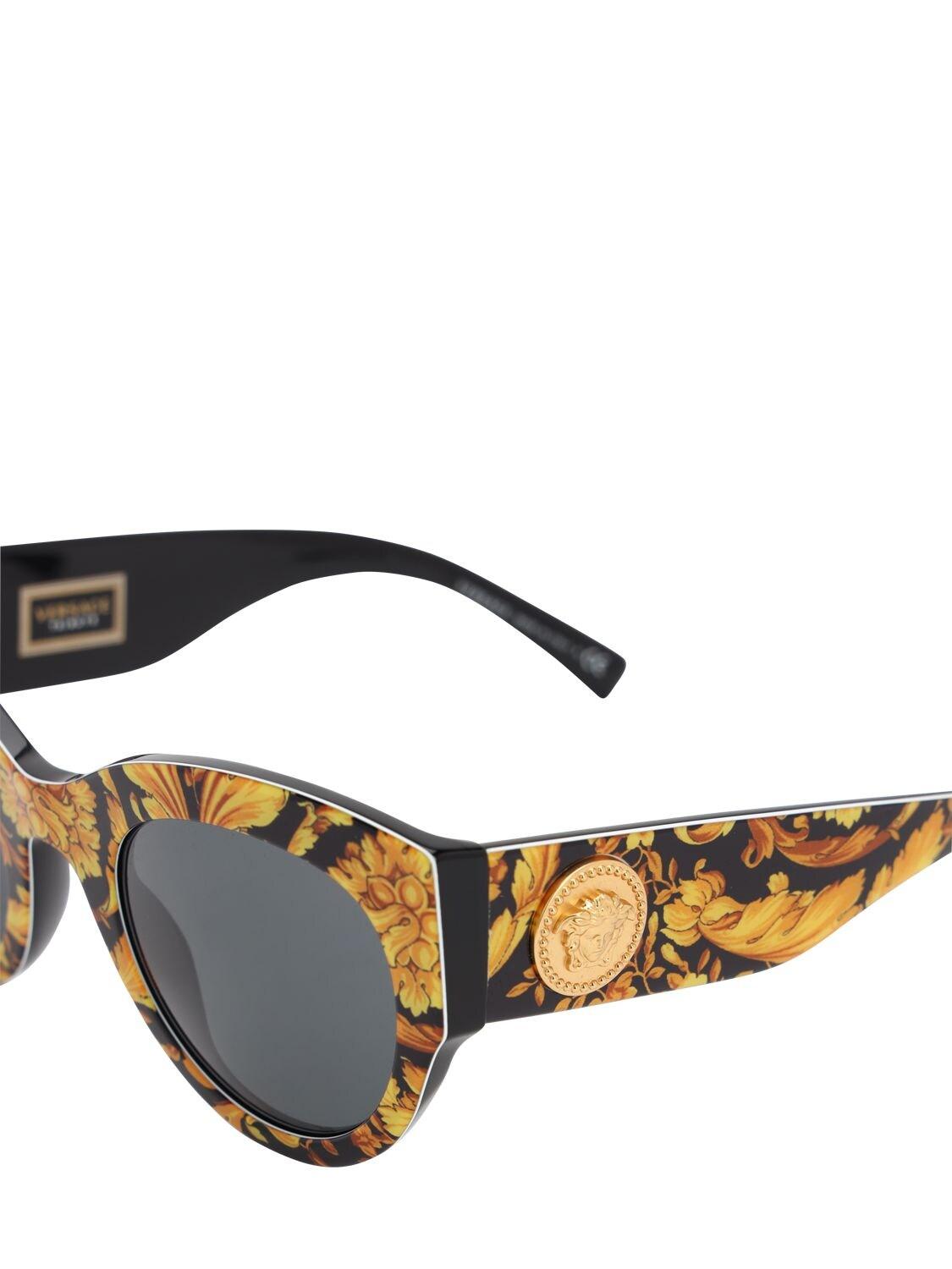 Menagerry Veroveraar applaus Versace 4353 5283/87 Baroque Yellow And Black | Lyst