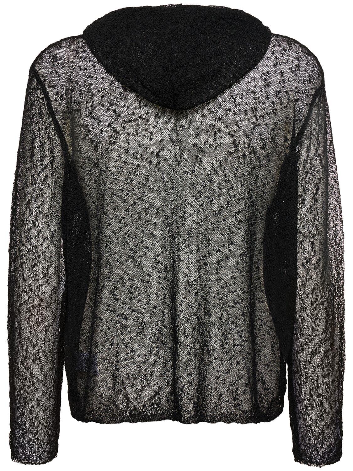Jaded London Fine Knit Hoodie in Black for Men | Lyst UK