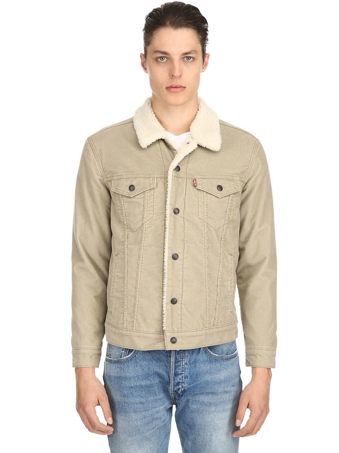 levis sherpa corduroy