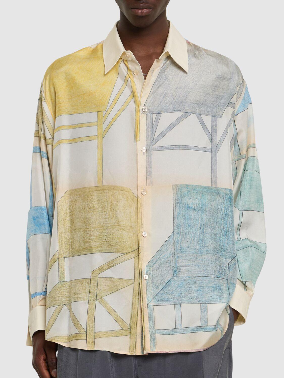 【関税込み】LEMAIRE マルチカラー リラックス シャツ メンズ Lemaire マルチカラー リラックス シャツ | Lyst