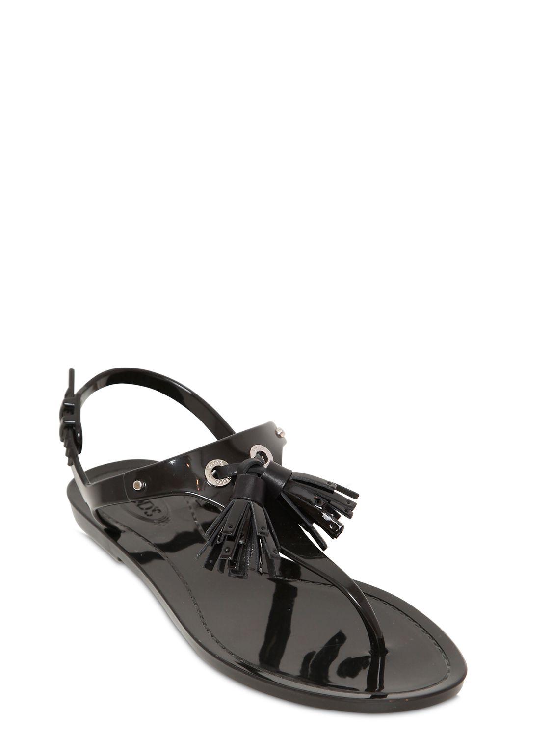 tods jelly sandals