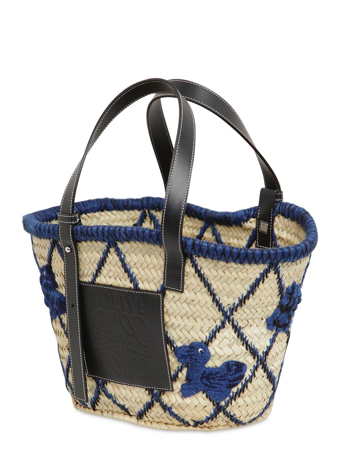 loewe animal basket bolsa