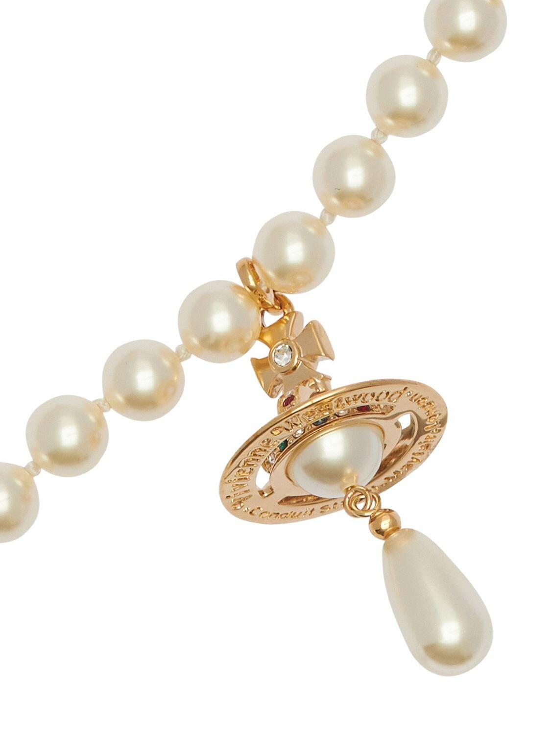 One row pearl drop choker vivienne westwood new arrivals One row pearl drop choker vivienne westwood new arrivals