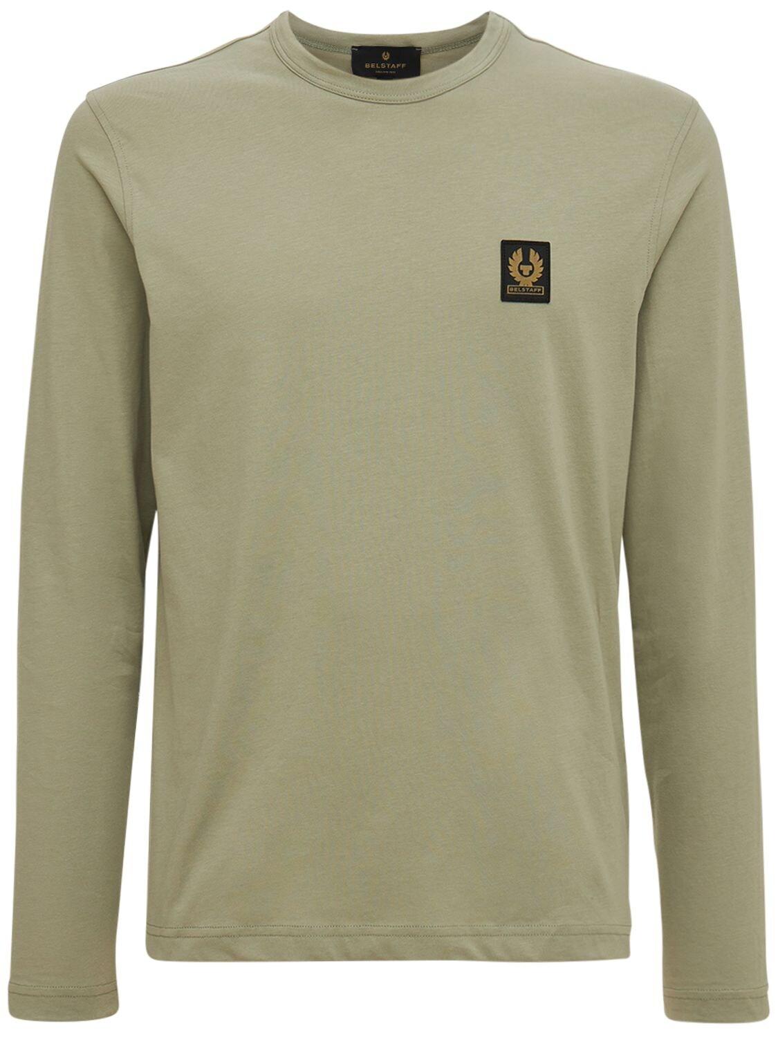 belstaff patch logo t shirt