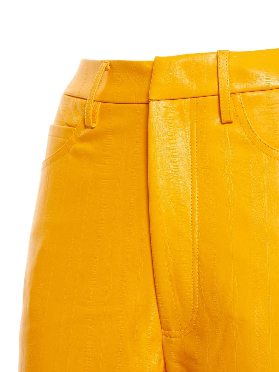 pantalones de vestir y chinos Mujer Ropa de Pantalones Blazer Fox de piel sintetica de ROTATE BIRGER CHRISTENSEN de color Amarillo 