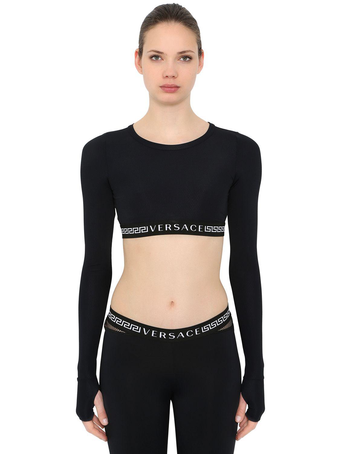 versace mesh top