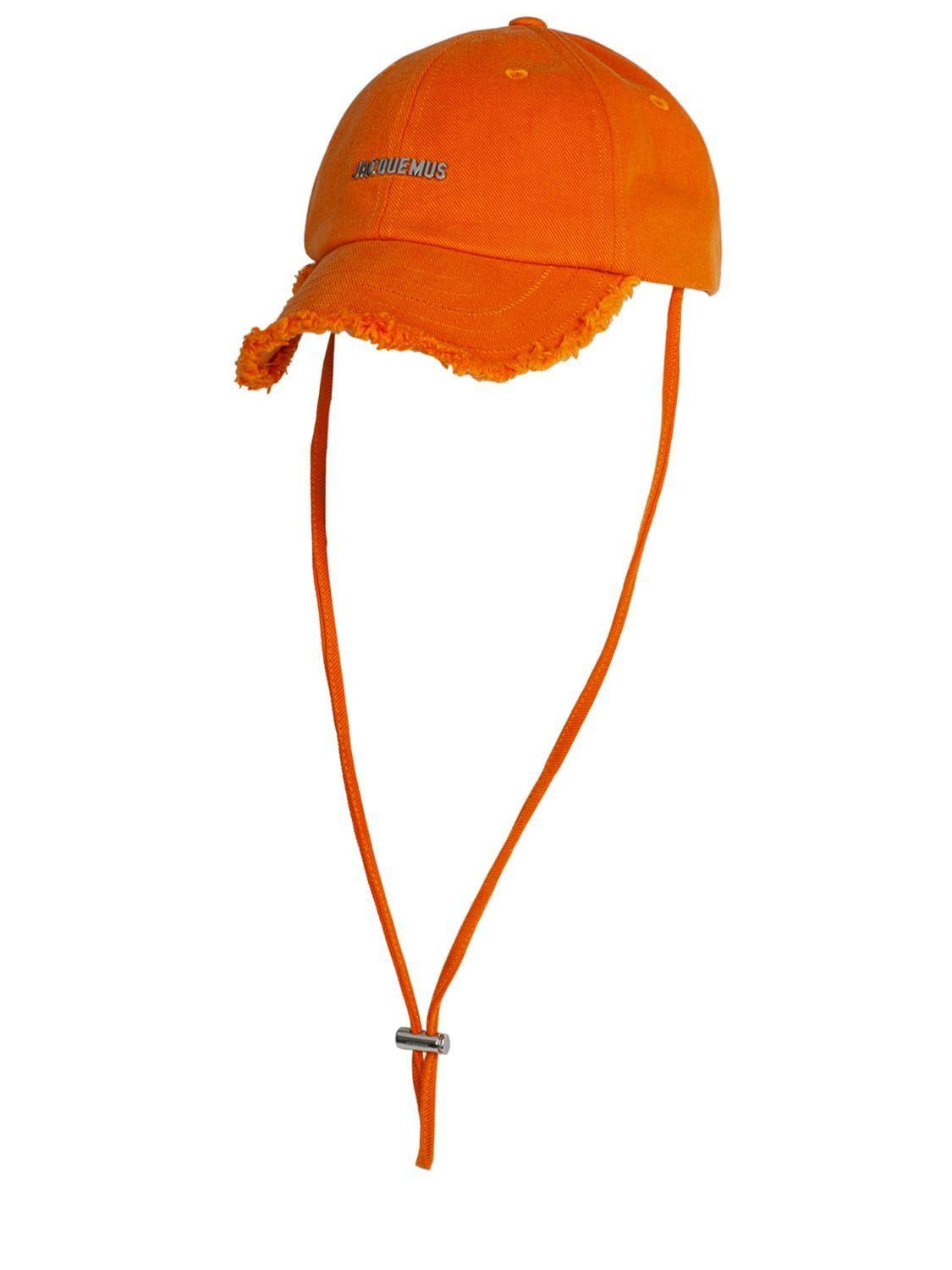 Jacquemus La Casquette Articut Baseball Hat in Orange for Men | Lyst