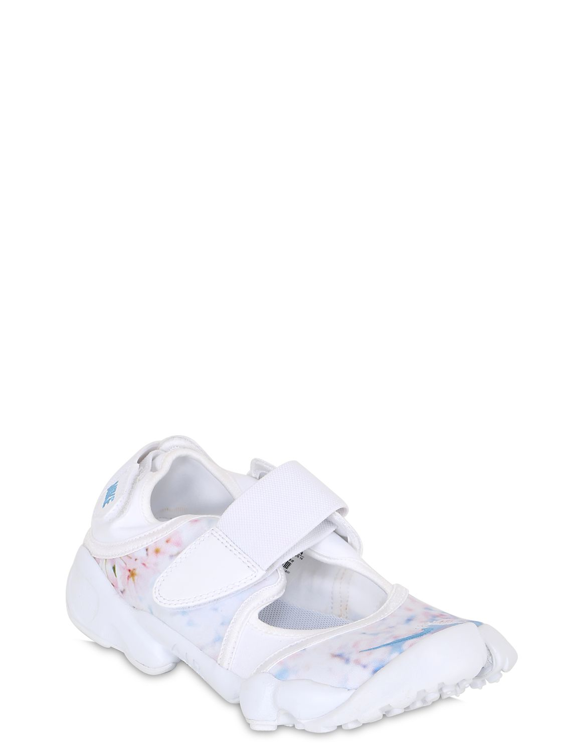 Nike Air Rift Cherry Blossom Nylon Sneakers in White | Lyst