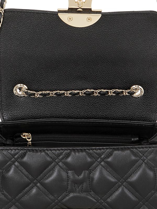 Metrocity Saffiano Black Leather Shoulder Handbag Large Deadstock Retail  $685