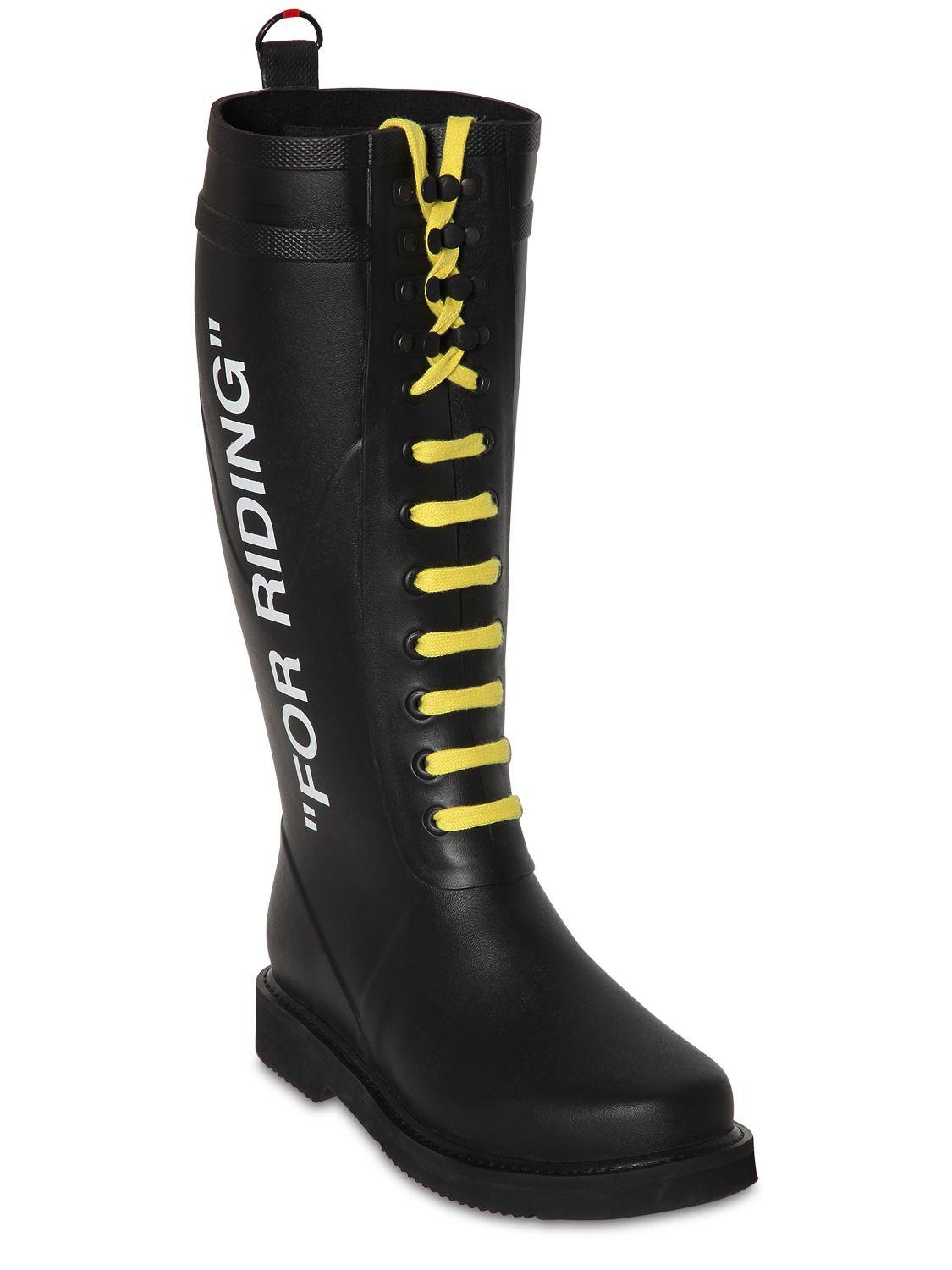 off white for riding boots