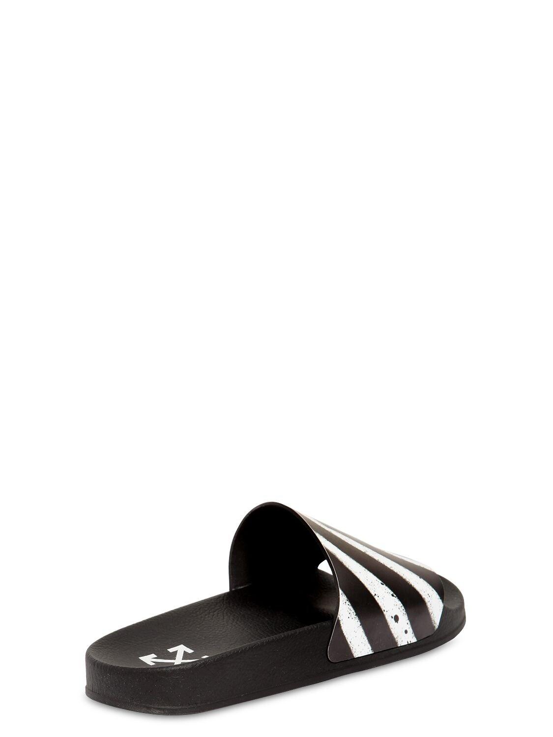 Off white black spray slides sales