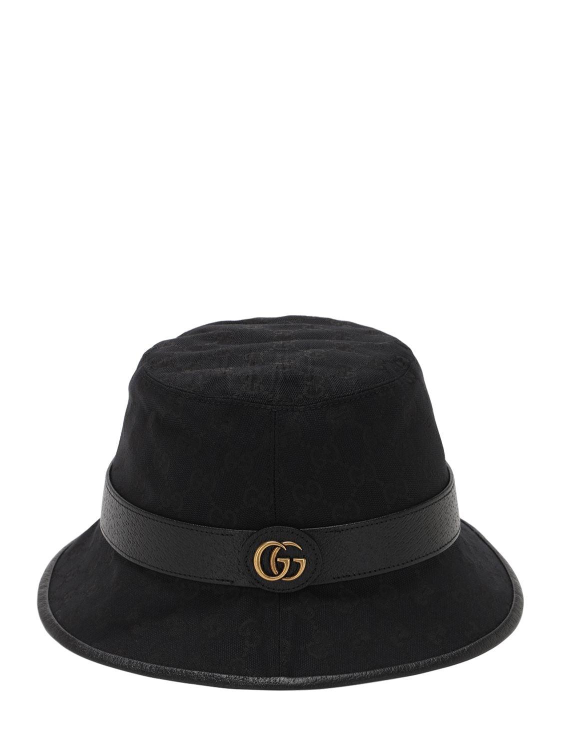 black gucci bucket hat