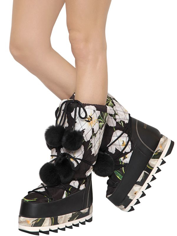 dolce gabbana snow boots