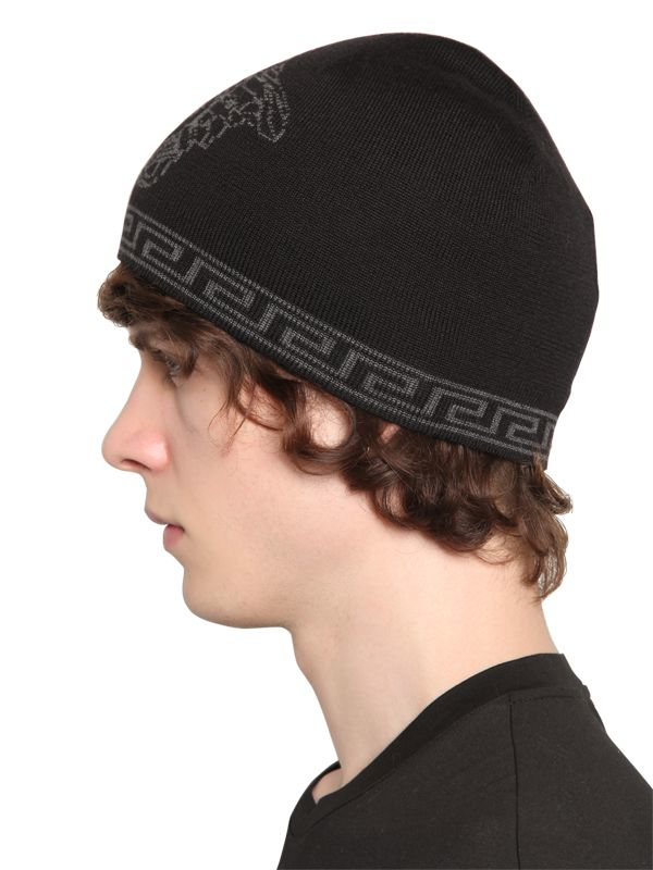versace medusa beanie
