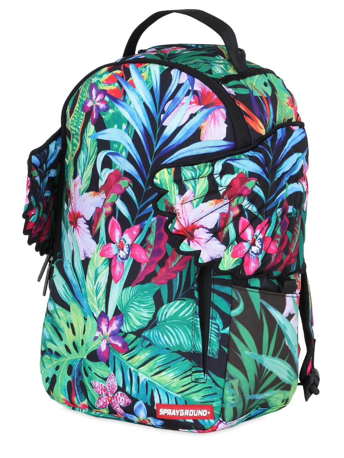 Lyst - Sprayground Floral-Printed Wings Canvas Backpack in Green