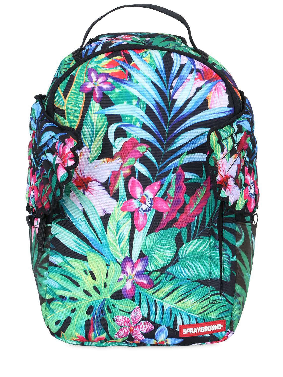 Sprayground Floral-Printed Wings Canvas Backpack in Green - Lyst