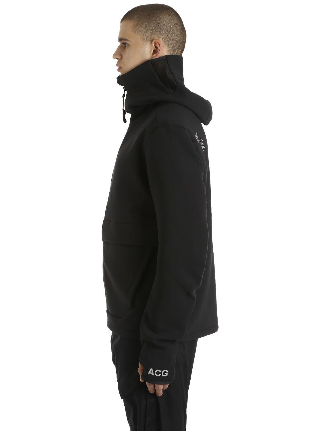 Nike Nikelab Acg Zip-up Hooded Sweatshirt in Black for Men | Lyst