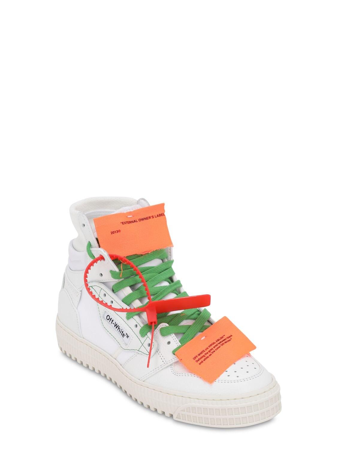 Sneakers bianche alte *ICON Off-Court 3.0 in pelle e tela con etichetta  arancione sulla punta. di Off-White c/o Virgil Abloh in Bianco | Lyst