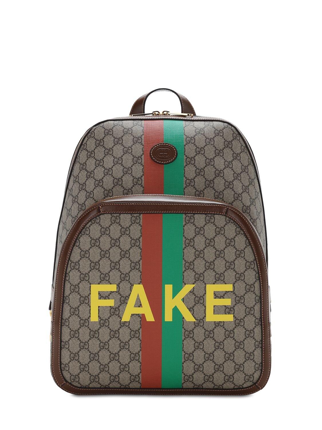 supreme backpack fake
