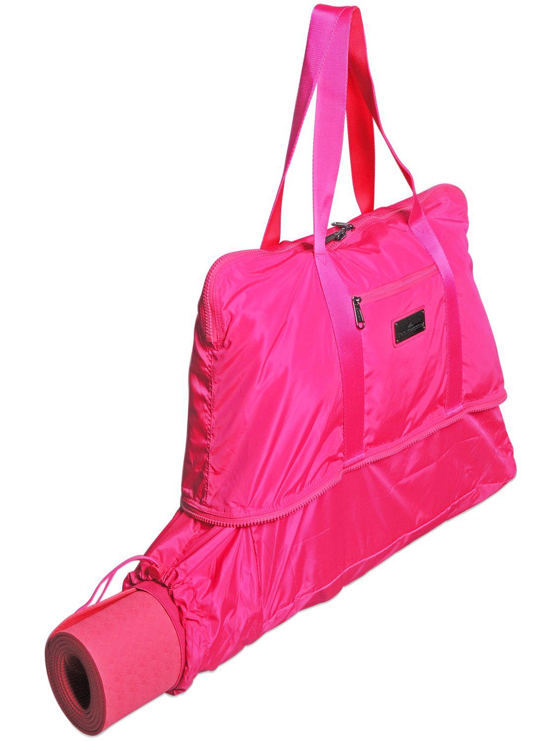 adidas By Stella McCartney Synthetic Nylon Yoga Bag in Fuchsia (Pink
