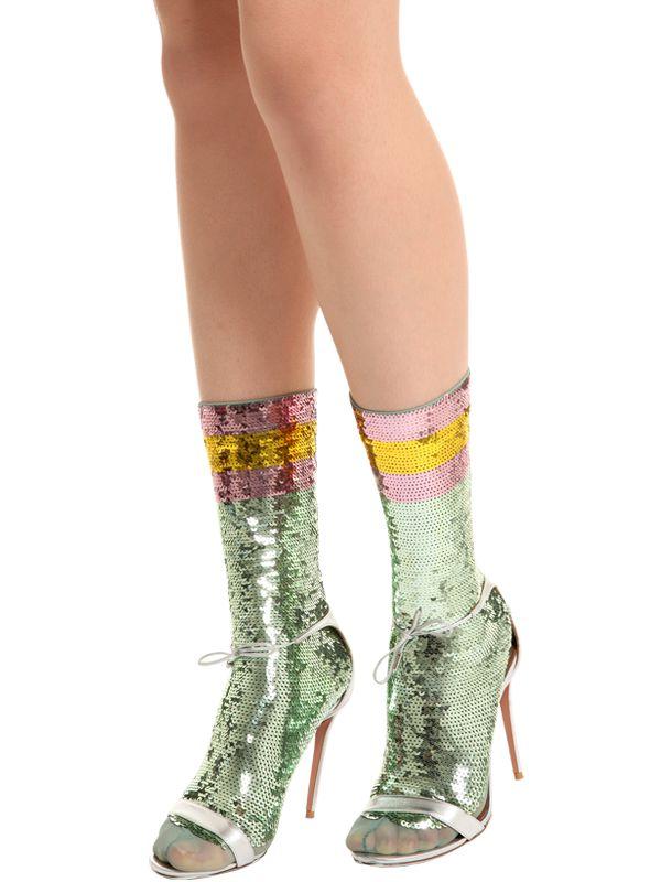 Gucci Webright Sequin Socks | Lyst