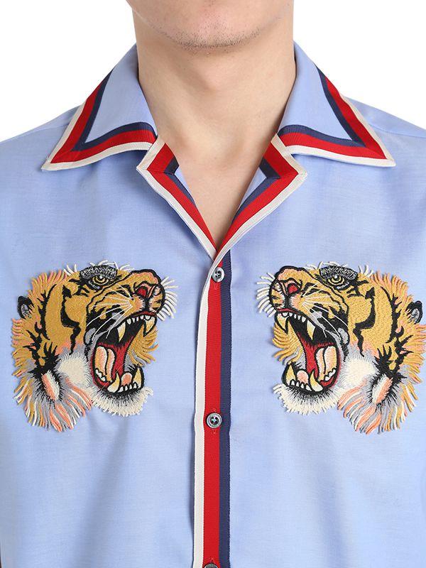 gucci bowling shirt tiger
