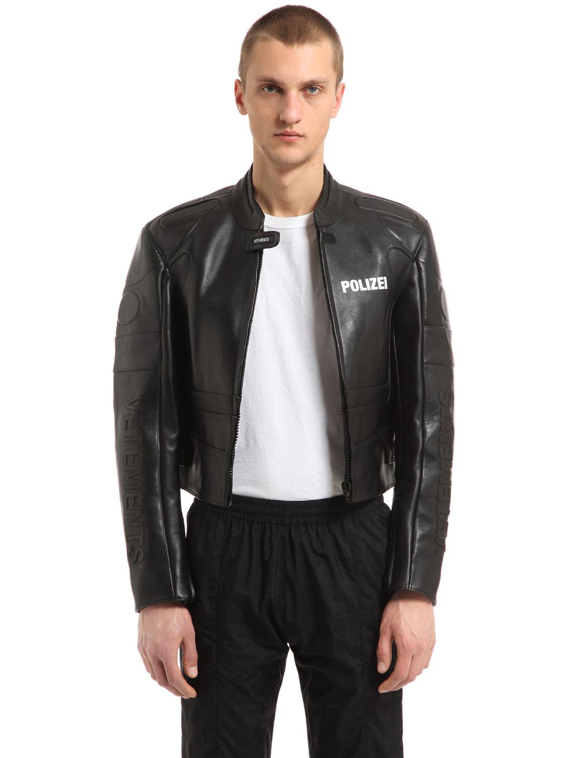 Vetements polizei jacket clearance