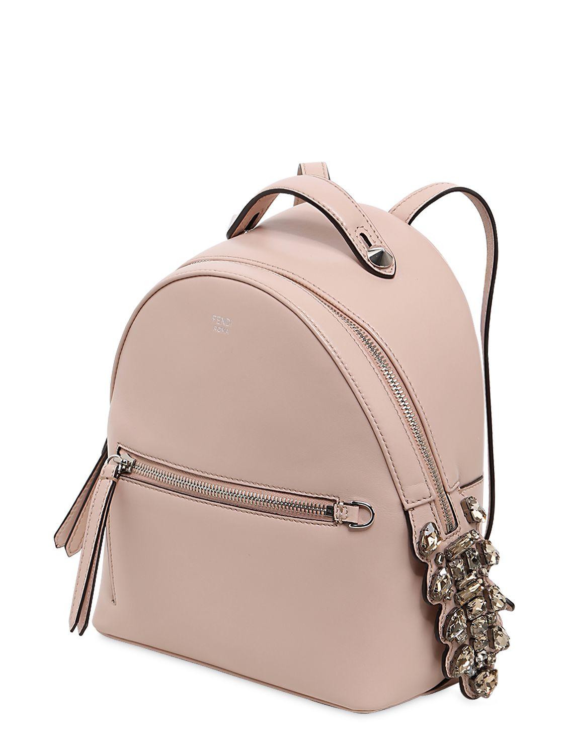 light pink mini backpack