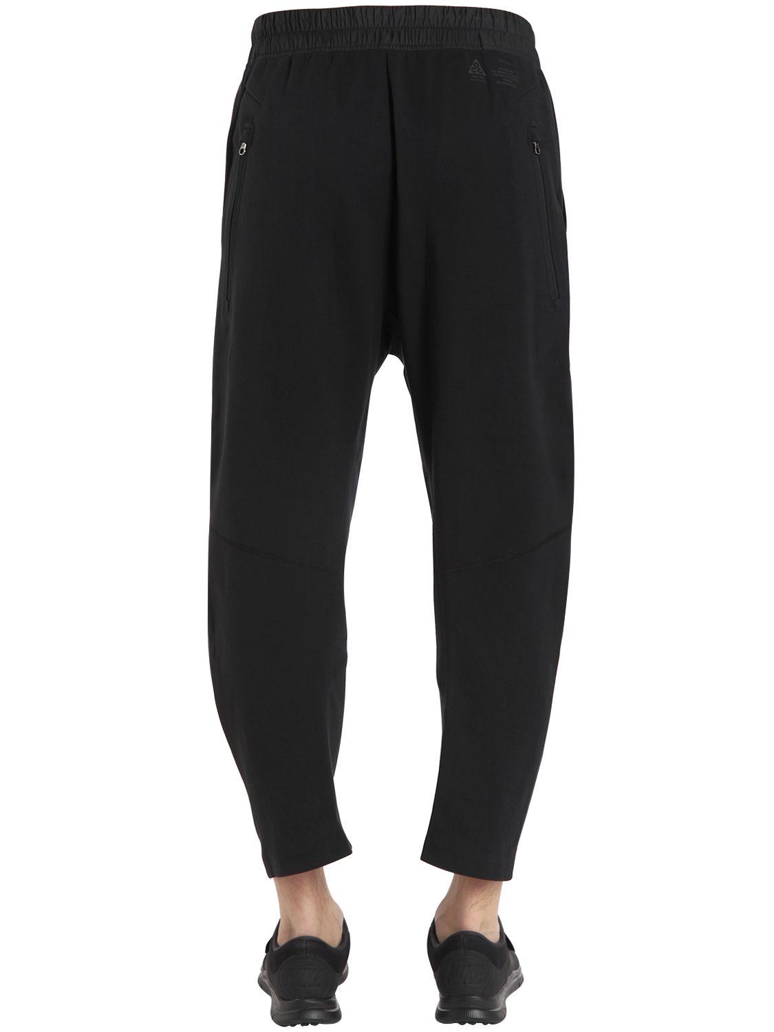 Nike Nikelab Acg Tech Fleece Sweatpants in Black for Men - Lyst