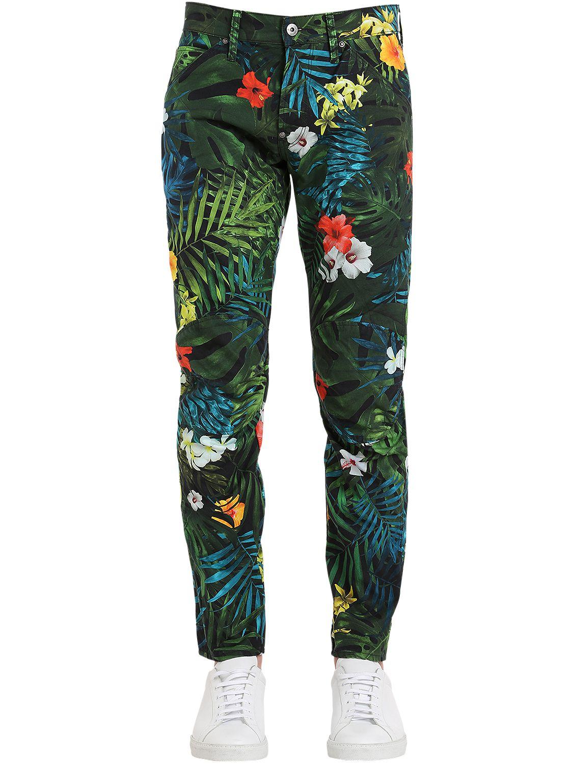 5622 Elwood Aloha Print Jeans 