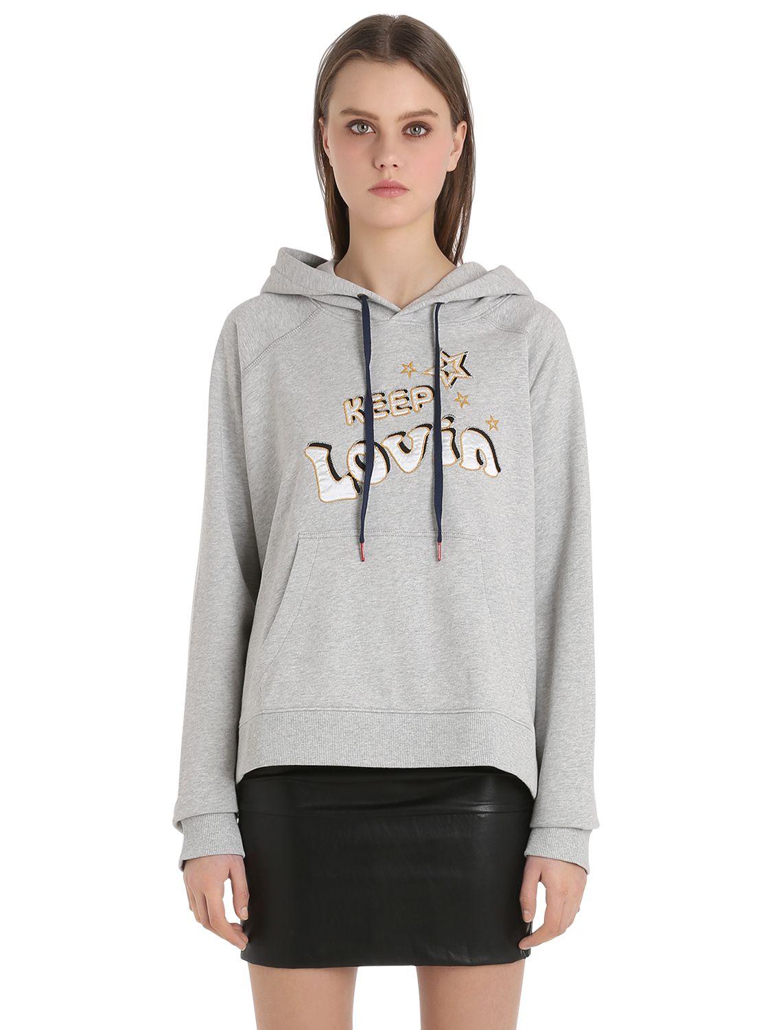 Gigi Hadid Cotton Terry Sweatshirt