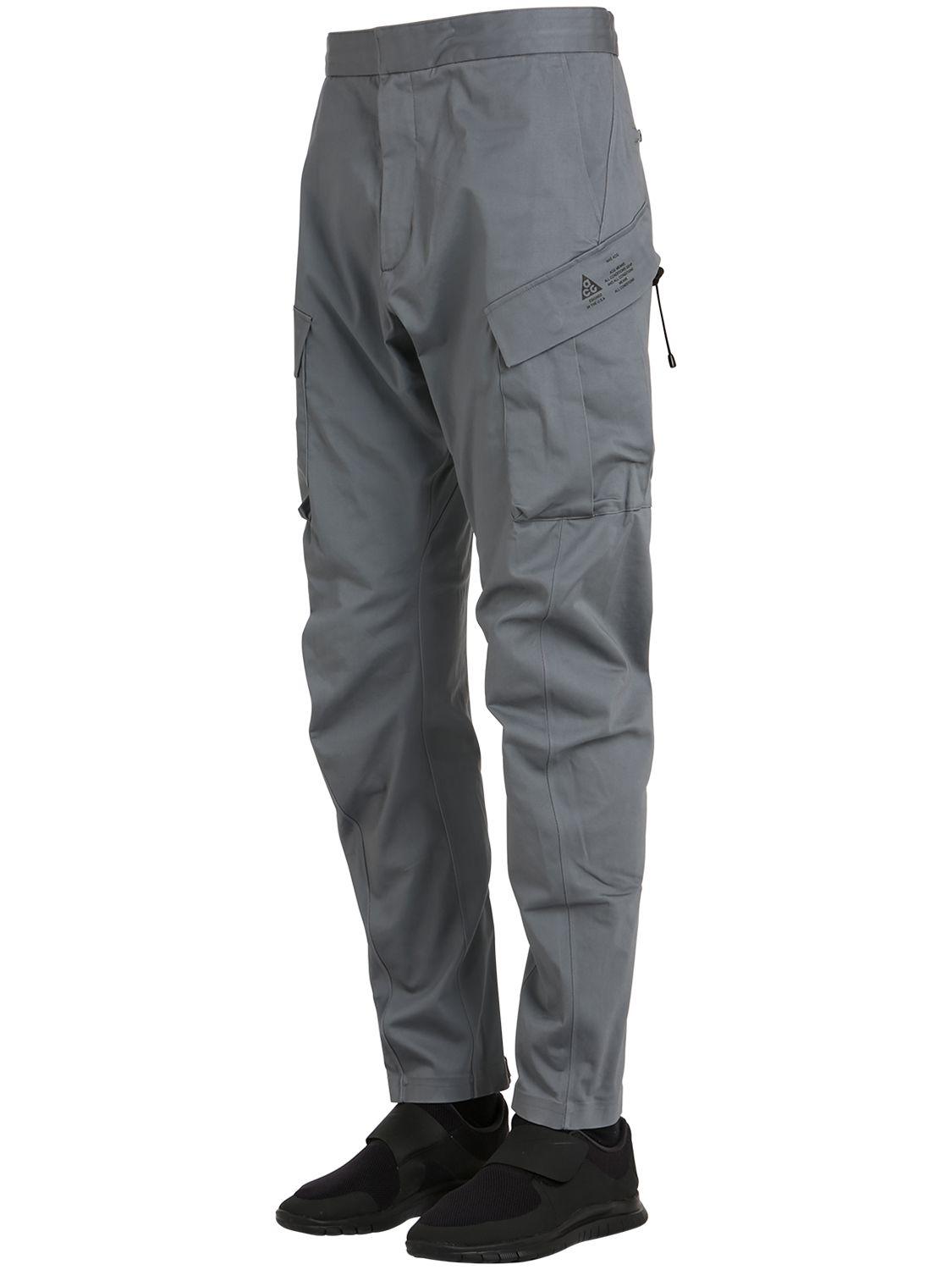 Nike Nikelab Acg Cargo Pants in Gray for Men | Lyst
