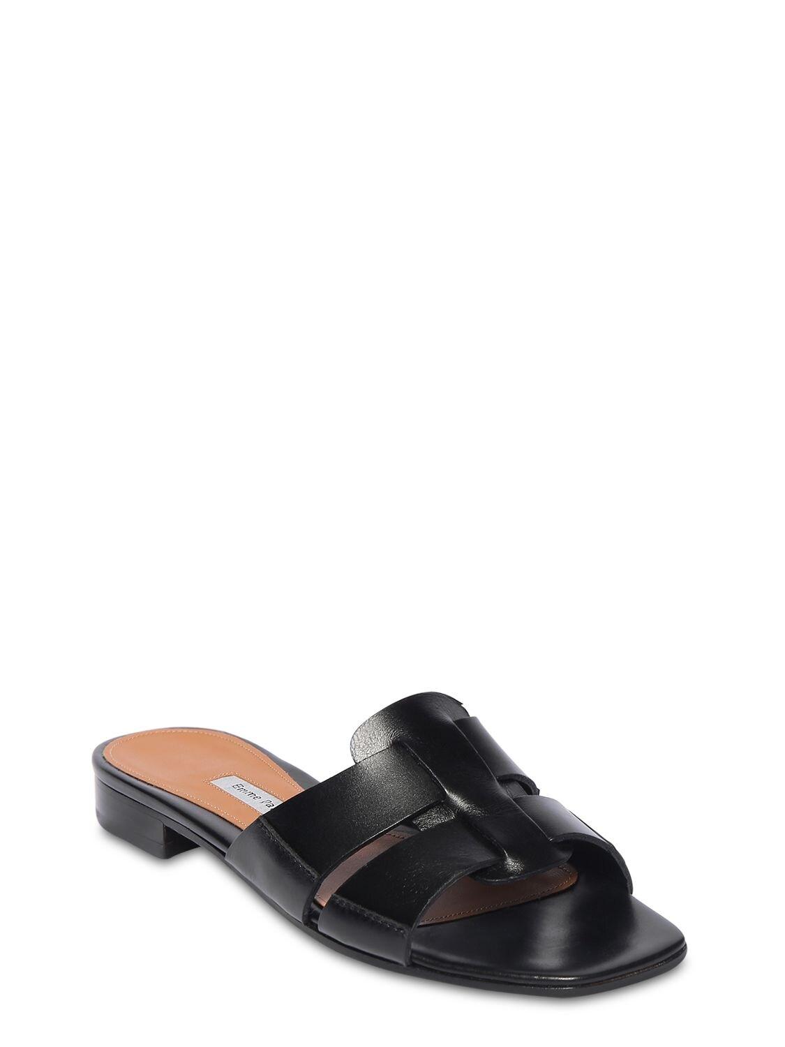 emme parsons leather slides