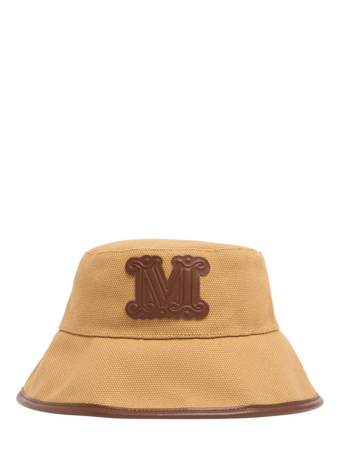 【Max Mara】 Esperia canvas bucket hat Esperia canvas bucket hat in brown - Max Mara | Mytheresa
