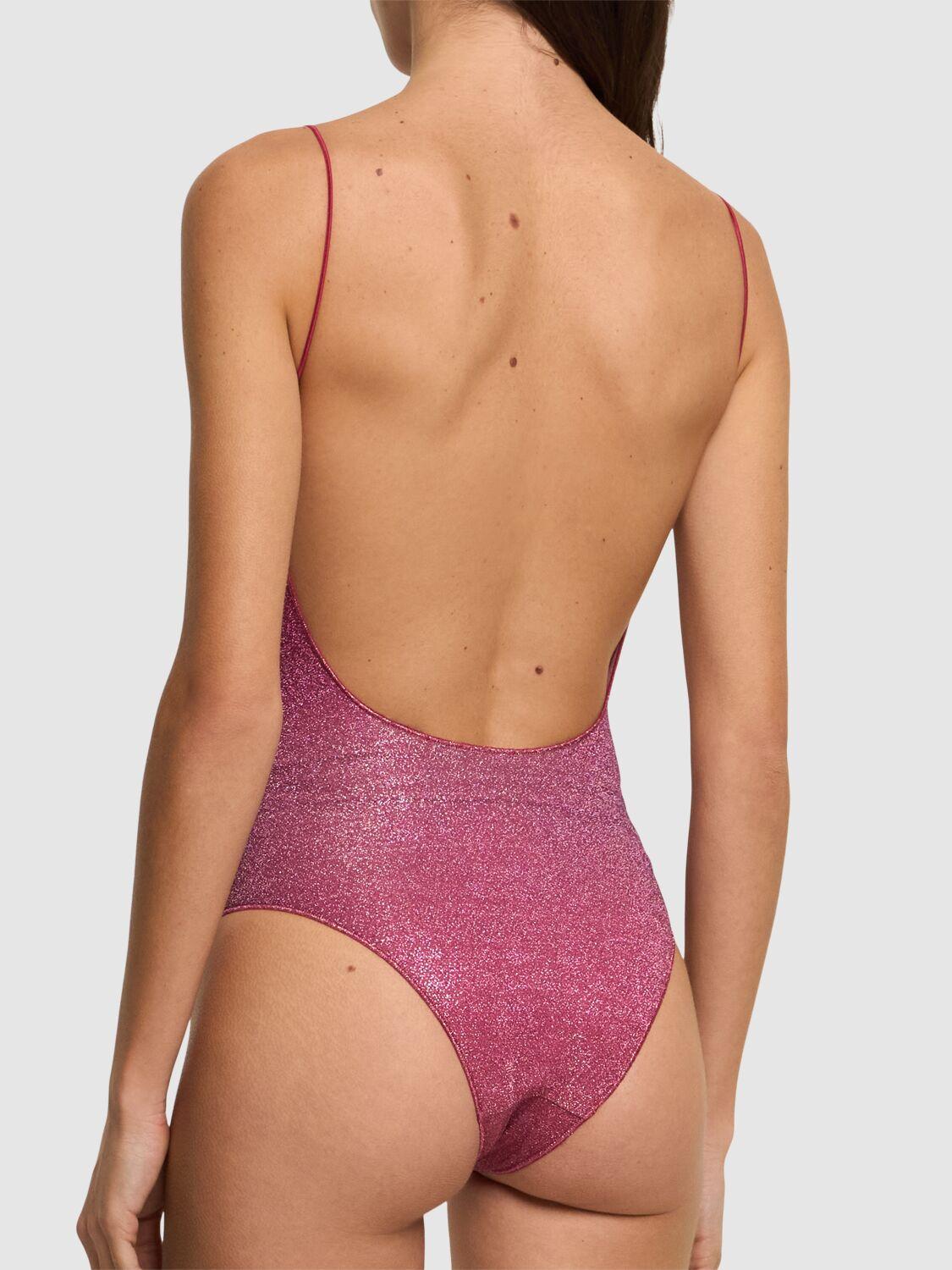 ワンピース水着 OSEREE LUMIRE SHELL ONE-PIECE SWIMSUIT IN LUREX OsereeLumiereOnePieceSwimsuitB