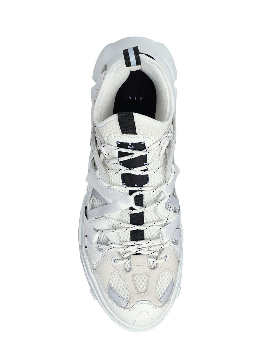 Descender Leather & Fabric Sneakers