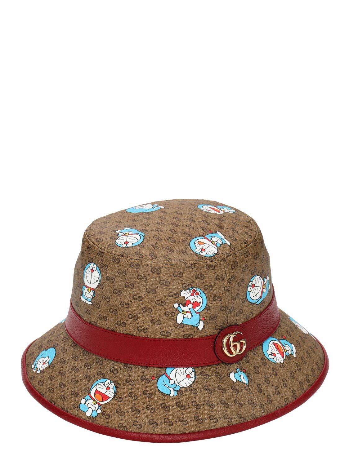 Gucci Doraemon Gg Canvas Bucket Hat | Lyst