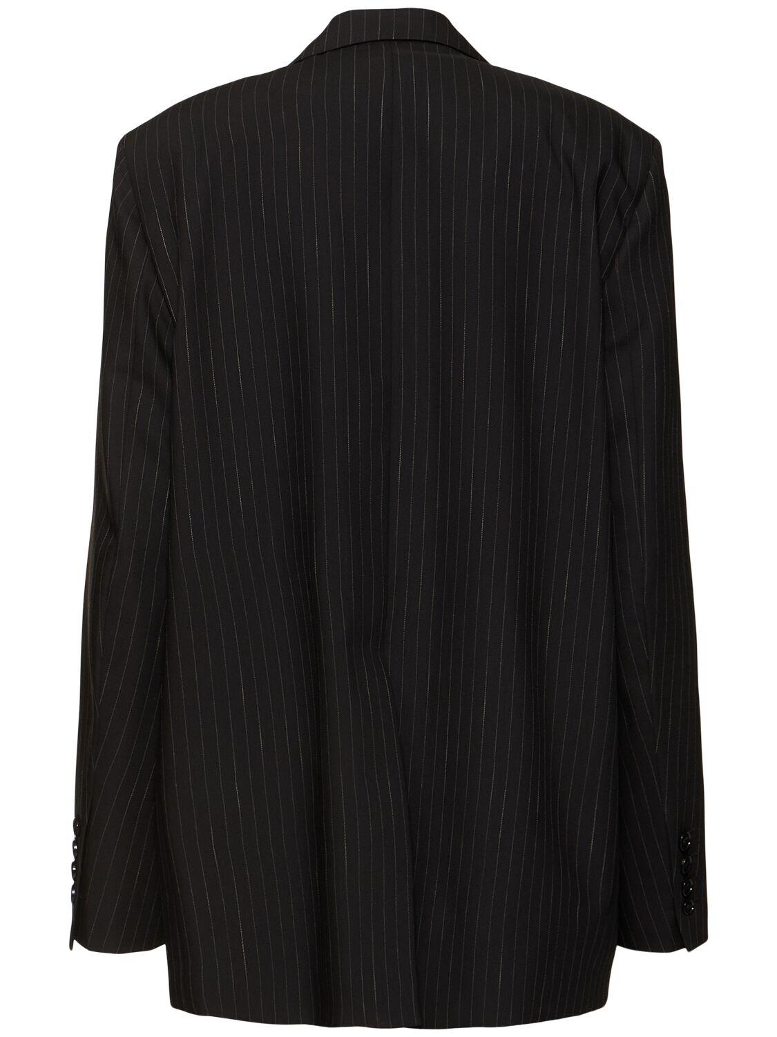 Ann Demeulemeester レディース ブラック Lizzie ピンストライプ