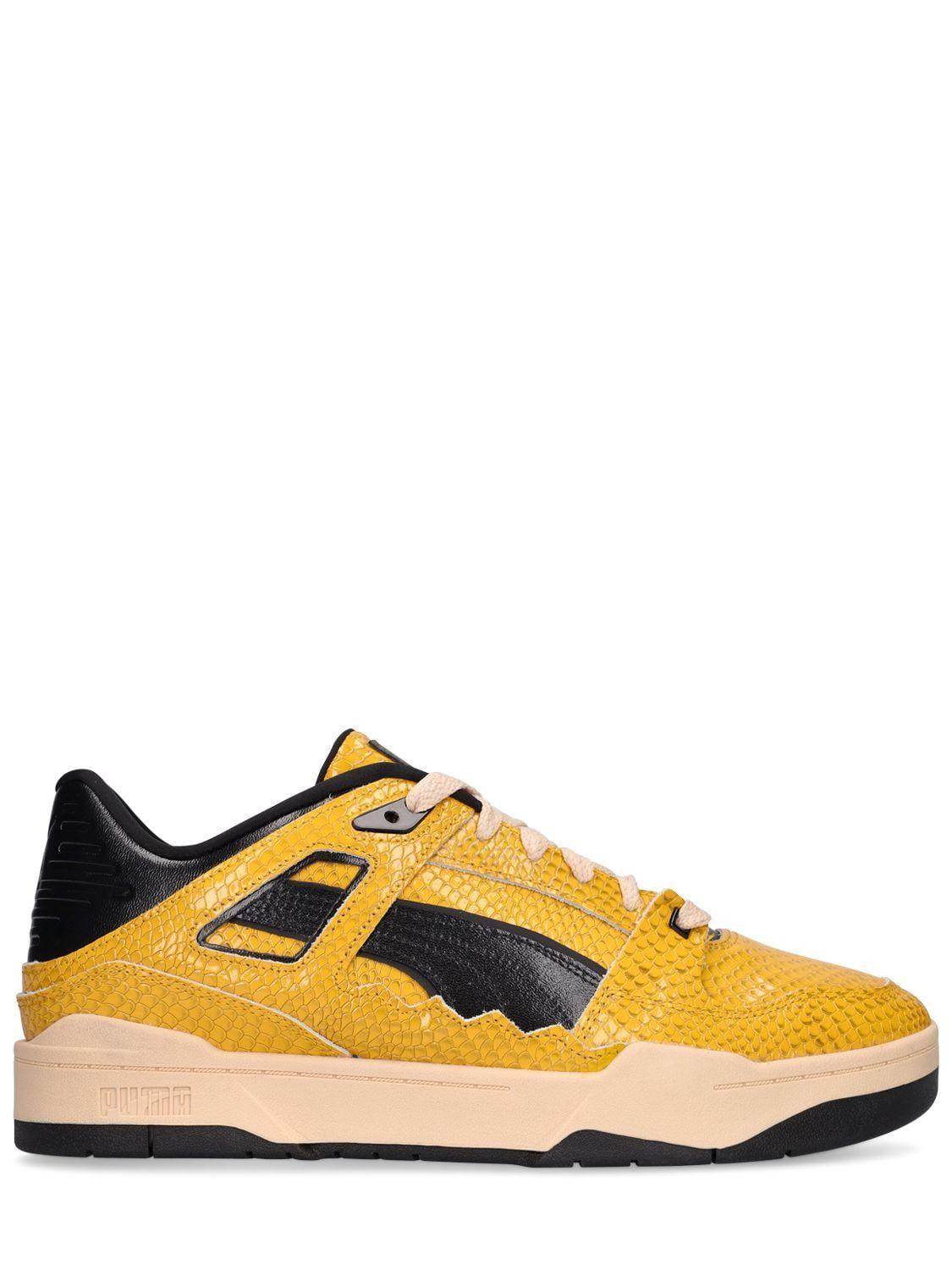 PUMA Staple Slipstream T Sneakers in Yellow for Men | Lyst