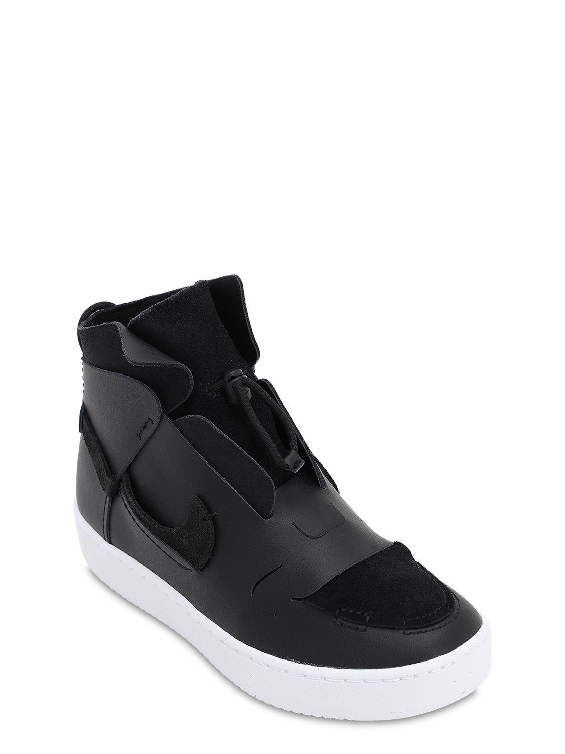 Nike Leather Vandalized Lx Sneakers in Black - Lyst