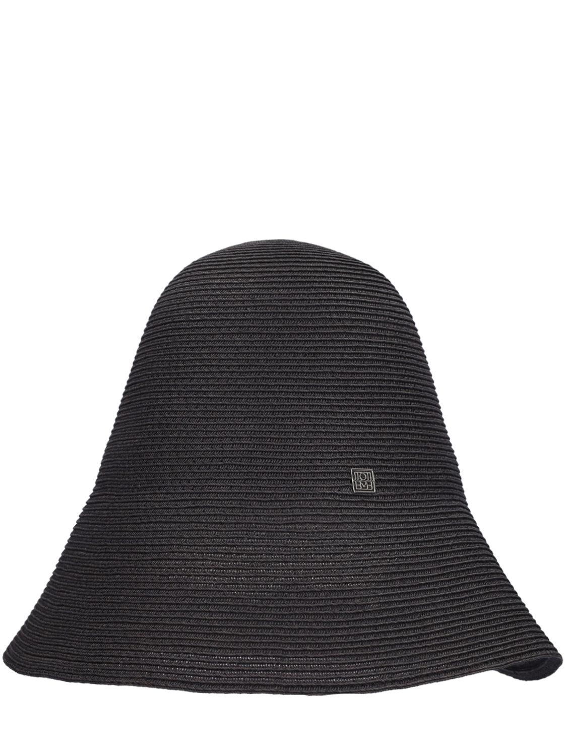 toteme-Black-Woven-Paper-Straw 